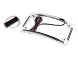 Curved Number Plate Frame, LED All-in One signals.