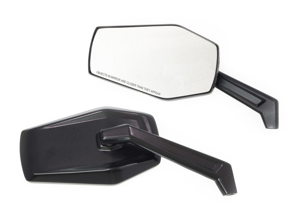 Kuryakyn Hex Mirrors - BLACK. – Bobber Daves Custom Cycles