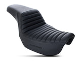 Step Up Tuck & Roll Dual Seat. Dyna 2006-17.