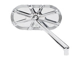 Arlen Ness 10-Gauge Series Mirror -FITS RIGHT. CHROME. - Bobber Daves Custom Cycles