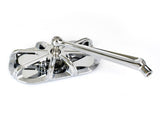 Arlen Ness 10-Gauge Series Mirror -FITS RIGHT. CHROME. - Bobber Daves Custom Cycles