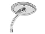 Arlen Ness Bevelled Mirror with Short Stem - CHROME. Fits LHS - Bobber Daves Custom Cycles