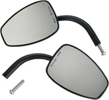 Biltwell Utility Teardrop Mirrors for Perch - Black - Bobber Daves Custom Cycles