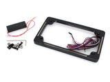 CD Flat License Plate Frame with LED All-in-One signals. - Bobber Daves Custom Cycles