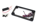 CD Flat License Plate Frame with LED All-in-One signals. - Bobber Daves Custom Cycles