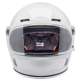 GRINGO SV ECE R22.06 HELMET - GLOSS WHITE - Bobber Daves Custom Cycles