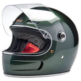 GRINGO SV ECE R22.06 HELMET - METALLIC SIERRA GREEN - Bobber Daves Custom Cycles