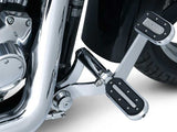 Heavy Industry Chrome Foot Peg HD Male Mount - Bobber Daves Custom Cycles