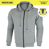 Johnny Reb Hume Protective Fleece Full Zip Hoodie - Bobber Daves Custom Cycles