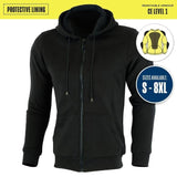 Johnny Reb Hume Protective Fleece Full Zip Hoodie - Bobber Daves Custom Cycles