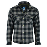 Johnny Reb Waratah Protective Shirt with Kevlar Lining - Black/Grey - Bobber Daves Custom Cycles