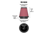 K&N - Round Air Filter. Fits Aircharger. - Bobber Daves Custom Cycles
