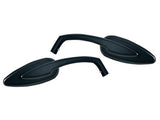 Kuryakyn Teardrop Mirrors - BLACK - Bobber Daves Custom Cycles