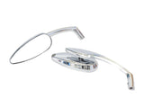 Kuryakyn Teardrop Mirrors - CHROME - Bobber Daves Custom Cycles