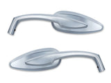 Kuryakyn Teardrop Mirrors - CHROME - Bobber Daves Custom Cycles