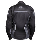 MD Clio Ladies Vented Jacket -Black/White - Bobber Daves Custom Cycles