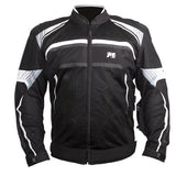 MD Rapid Vented Jacket - Black/White - Bobber Daves Custom Cycles