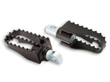 MX Mini Style Foot Pegs - BLACK - Bobber Daves Custom Cycles