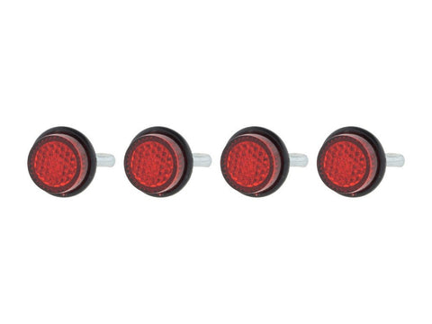 Red Reflectors - Pack of 4 - Bobber Daves Custom Cycles