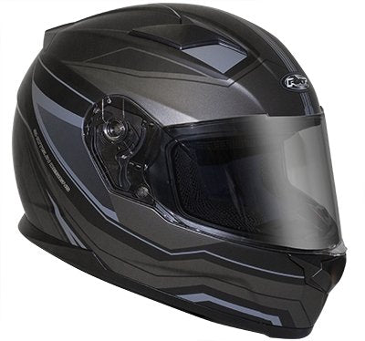 RXT Missile Street Helmet-Black/Silver - Bobber Daves Custom Cycles
