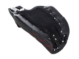 Step Up LS Dual Seat (Red). Dyna 2006-17. - Bobber Daves Custom Cycles