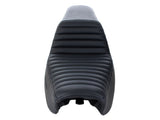 Step Up Tuck & Roll Dual Seat. Dyna 2006-17. - Bobber Daves Custom Cycles