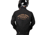 Thrashin Highway Jacket - Denim Black. - Bobber Daves Custom Cycles