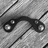 Top Clamp 3.5" Riser Spacing Adapter Kit for Early & Custom Style Meat-Balls Springers. - Bobber Daves Custom Cycles