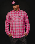 Dixxon Men's Flannel- Keep A Breast "I LOVE BOOBIES"