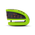 Kovix KNX6  Disc Alarm - Fluoro Green