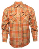 Dixxon Men's Flannel - Georgia Peach - Bobber Daves Custom Cycles