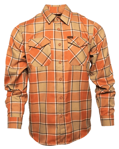 Dixxon Men's Flannel - Georgia Peach - Bobber Daves Custom Cycles