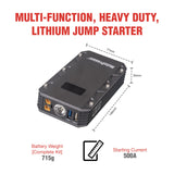 MotoPressor Mini Jump Starter Kit 500A. - Bobber Daves Custom Cycles