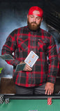 Dixxon Mens Flannel Shirt - Royal Flush