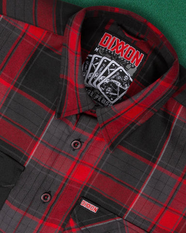 Dixxon Mens Flannel- Royal Flush