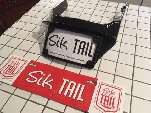 Sik - Tail Tidy - Black to suit Sportsglide 2022 - Bobber Daves Custom Cycles