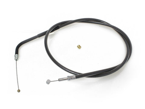 27-1/2in. Throttle Cable - Black Pearl. Fits V-Rod 2002up. - Bobber Daves Custom Cycles
