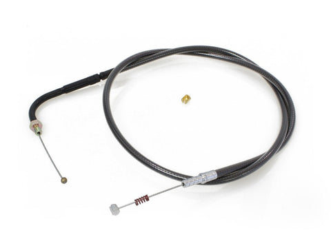 30in. Idle Cable - Black Pearl. Fits Big Twin 1990-1995. - Bobber Daves Custom Cycles