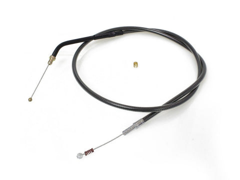30in. Idle Cable - Black Pearl. Fits Sportster 2007-2021. - Bobber Daves Custom Cycles