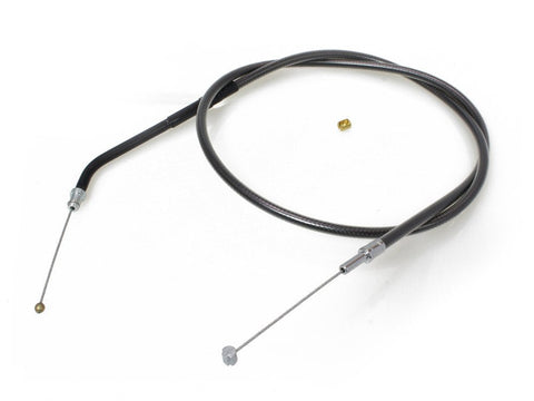 30in. Throttle Cable - Black Pearl. Fits Sportster 1996-2006. - Bobber Daves Custom Cycles