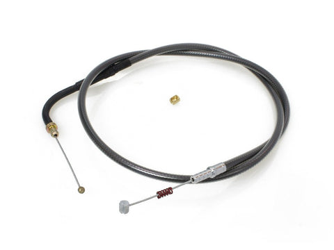 32-3/4in. Idle Cable - Black Pearl. Fits Big Twin 1996-2017. - Bobber Daves Custom Cycles