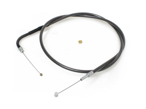 34-3/4in. Throttle Cable - Black Pearl. Fits Big Twin 1996-2017. - Bobber Daves Custom Cycles