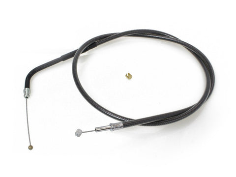 37-1/2in. Throttle Cable - Black Pearl. Fits V-Rod 2002up. - Bobber Daves Custom Cycles