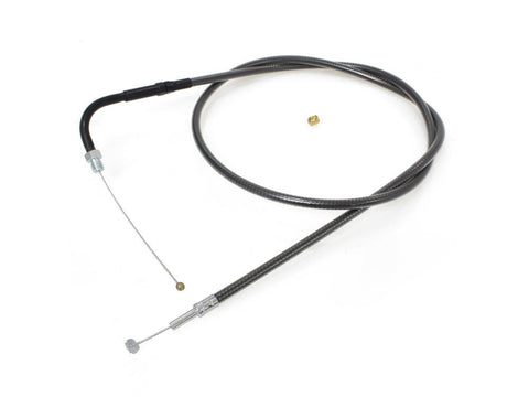 41-1/2in. Throttle Cable - Black Pearl. Fits Big Twin 1990-1995. - Bobber Daves Custom Cycles