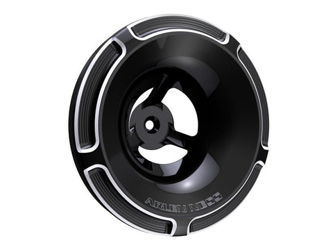 65� & 95� Velocity Beveled Air Filter Cover - Black - Bobber Daves Custom Cycles