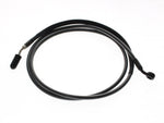 66in. Hydraulic Clutch Line with 10mm x 35 Degree Banjo - Black Pearl. Fits Touring & Softail 2017up Models with the Original H-D Hydraulic Clutch. - Bobber Daves Custom Cycles