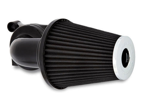 90deg Monster Sucker Air Cleaner Kit - Black. Fits Big Twins 1993-2017 with CV Carb or Cable Operated Delphi EFI. - Bobber Daves Custom Cycles