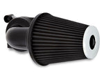 90deg Monster Sucker Air Cleaner Kit - Black. Fits Twin Cam 2008-2017 with Throttle-by-Wire. - Bobber Daves Custom Cycles