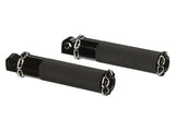 AN Bevelled Fusion Footpegs - BLACK