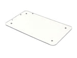 Flat Number Plate Backing Plate-CHROME